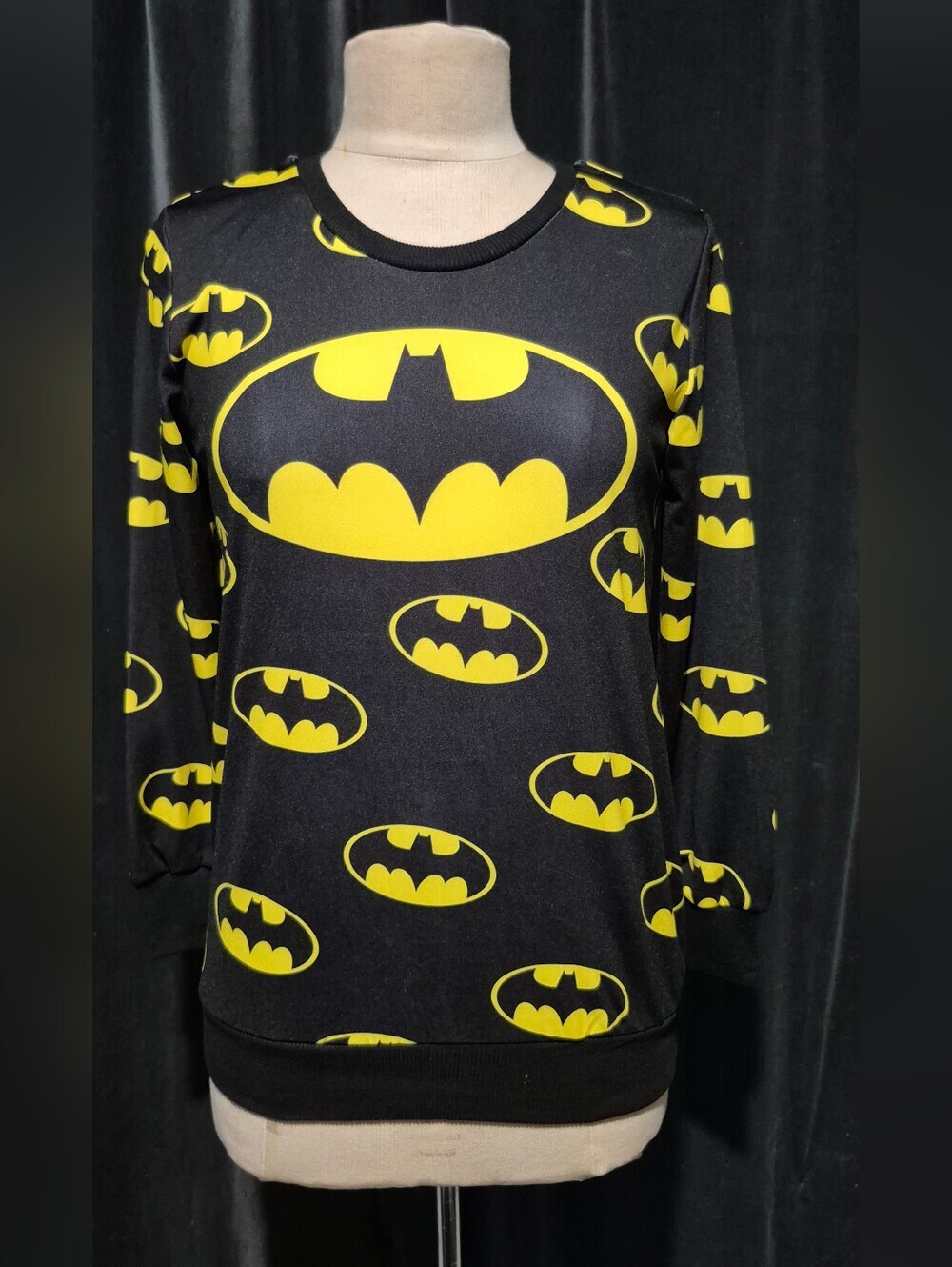 Batman  Black & Yellow Logo Costume Top